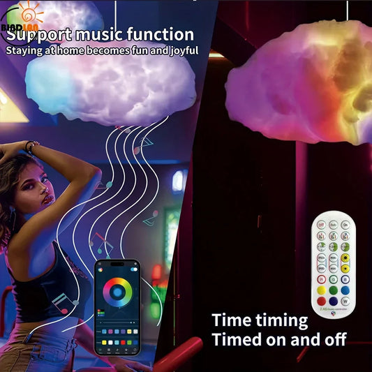 3D Big Cloud Lighting